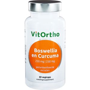 Vitortho Boswellia 250 mg en curcuma 250 mg 60 Capsules