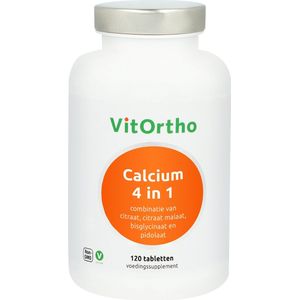 VitOrtho Calcium 4 in 1 - 120 tabletten - Mineraalpreparaat