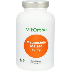 Vitortho - Magnesium Malaat - 150mg - Mineraal - Veganistisch
