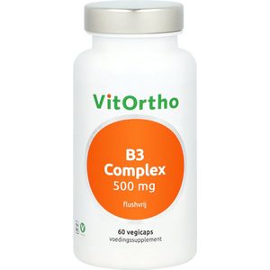 VitOrtho B3 complex 500mg flushvrij 60 Vegetarische capsules