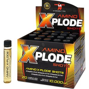 Amino XPlode (20 x 10.000 mg) - M Double You - met vitamines B1, B5 en B6 - Aminozuren - Vloeibaar