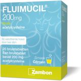 Fluimucil Hoest 200mg - 1 x 20 bruistabletten