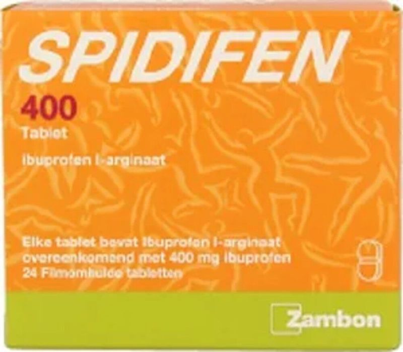 Spidifen - Pijnstiller - Tabletten - 400mg - 20 stuks