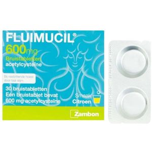 Fluimucil 600 mg - 30 bruistabletten