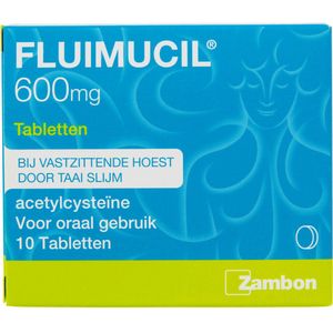 Fluimucil Tabletten 600mg - 10 Tabletten