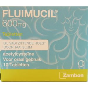 Fluimucil Tabletten 600 mg 10 tabletten