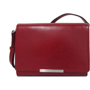 Claudio Ferrici Classico Fold-Over Schoudertas Red