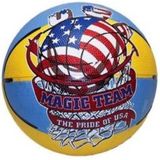 Hot sports Basketbal mini magic team maat 3 geel blauw
