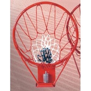 Hot sports Basketbalring verend pro 45cm 16mm massief met net