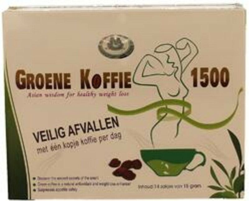 Groene Koffie 1500 - 14 stuks - Voedingssupplement
