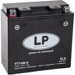 Landport AGM 51203 / YT14B-BS / YT14B-4 accu (12V, 12Ah, 175A)