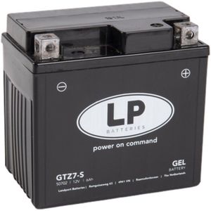 Landport Gel 50702 / YTZ7S-BS / 507902011 accu (12V, 6Ah, 95A)