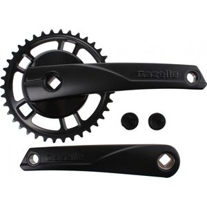 Kurbelgarnitur Strixvaria 38T Aluminium Stahl schwarz