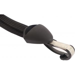 Gazelle snelbinder met rvs haak - zwart