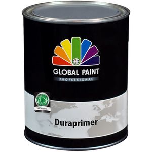 Global Paint Duraprimer | Wit | 1L | Zijdeglanzende Grondverf | Sneldrogend | Klusverf