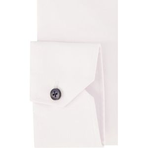 Ledub - Modern Fit - Overhemd - Wit - Katoen Stretch
