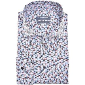 Ledub - Overhemd - Blauw - Katoen - Modern Fit