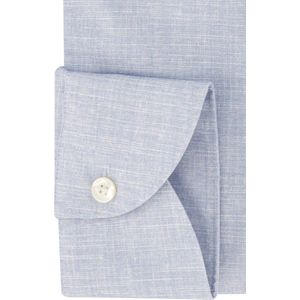 John Miller - Overhemd - Lichtblauw - Katoen - Slim Fit