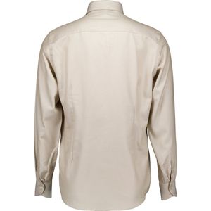 John Miller - Lange Mouw Overhemd - Lichtbruin - Heren - 5XL