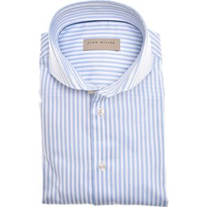 John Miller - Overhemd - Lichtblauw - Katoen