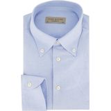 John Miller, Heren, Overhemden, Blauw, Maat: M Katoen,