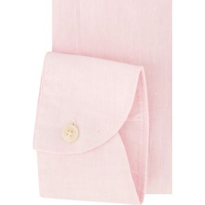 John Miller - Overhemd - Lichtroze - 100% Linnen - Tailored Fit