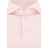 John Miller - Overhemd - Lichtroze - 100% Linnen - Tailored Fit