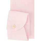 John Miller - Overhemd - Lichtroze - 100% Linnen - Tailored Fit