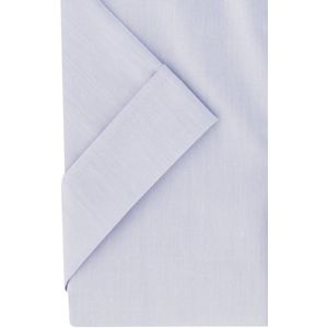 Ledub - Overhemd - Lichtblauw - Katoen - Korte Mouw - Strijkvrij