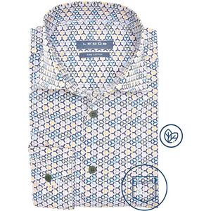 Ledub - Overhemd - Geel - Geprint - Katoen