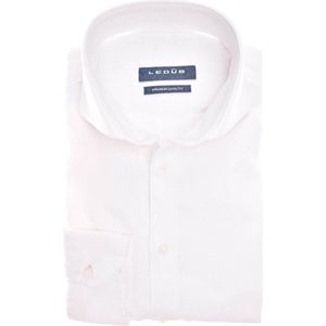 Ledub - Modern Fit - Overhemd - Wit - Strijkvriendelijk