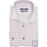 Ledub - Modern Fit Overhemd - Wit - Katoen - Easy Iron