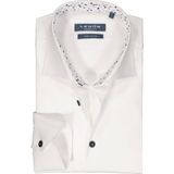 Ledub - Modern Fit - Overhemd - Wit - Popeline