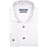 Ledub - Modern Fit - Overhemd - Wit - Popeline