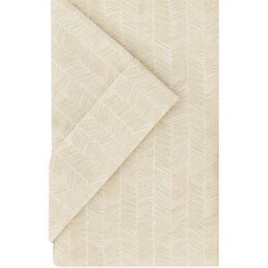 Ledub - Overhemd - Beige - Katoen - Korte Mouw - Normale Fit