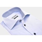 Ledub - Modern Fit Overhemd - Lichtblauw - Popeline - Strijkvrij