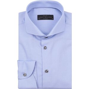 John Miller Overhemd Non Iron Lichtblauw - Maat 44 - Heren - Overhemden Formeel