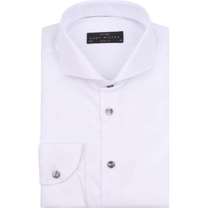 John Miller Overhemd wit, Effen