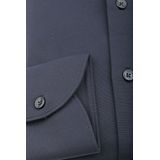 John Miller - Overhemd - Blauw - Polyamide - Slim-Fit