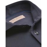 John Miller - Overhemd - Blauw - Polyamide - Slim-Fit