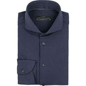 John Miller Overhemd Hyperstretch Navy - Maat 40 - Heren - Overhemden Formeel