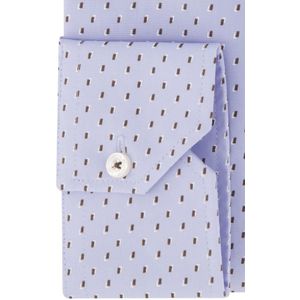 Ledub overhemd lichtblauw printje modern fit