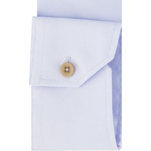 Ledub - Modern Fit Overhemd - Lichtblauw - Katoen