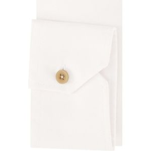 Ledub - Modern Fit Overhemd - Spierwit - 75% Katoen 25% Polyester