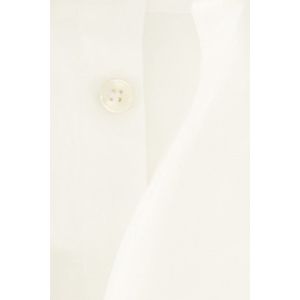 John Miller - Tailored Fit - Overhemd - Wit - Katoen/Linnen