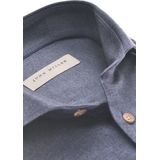 John Miller - Overhemd - Donkerblauw - Katoen - Lange Mouw