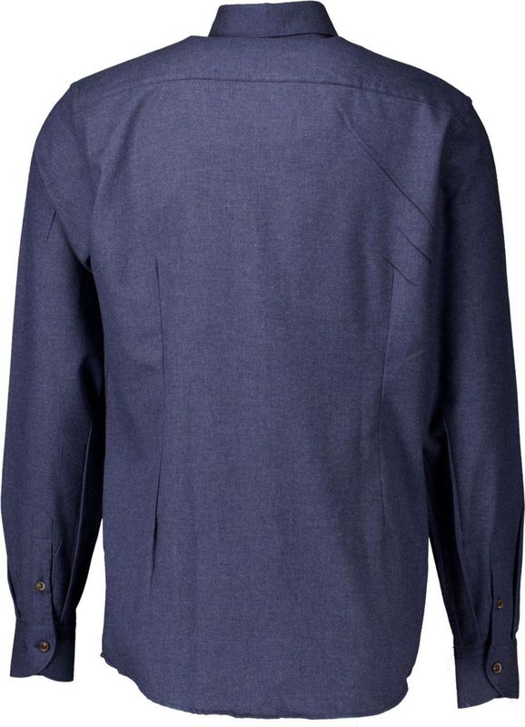 John Miller - Overhemd - Donkerblauw - Katoen - Lange Mouw