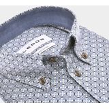 Ledub - HE24209 - Overhemd - Blauw - 100% Katoen