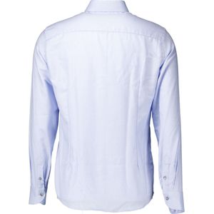 John Miller - Lange Mouw Overhemd - Lichtblauw - Katoen