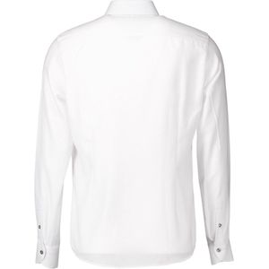 John Miller - Lange Mouw Overhemd - Wit - 5141589